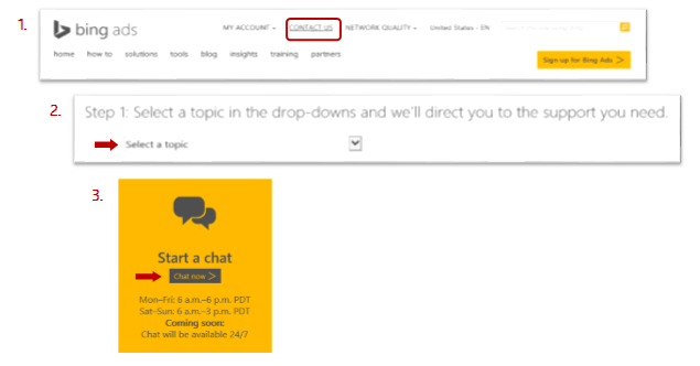 Bing Ads Adding Support Services: 24/7 Live Chat Support and Industry